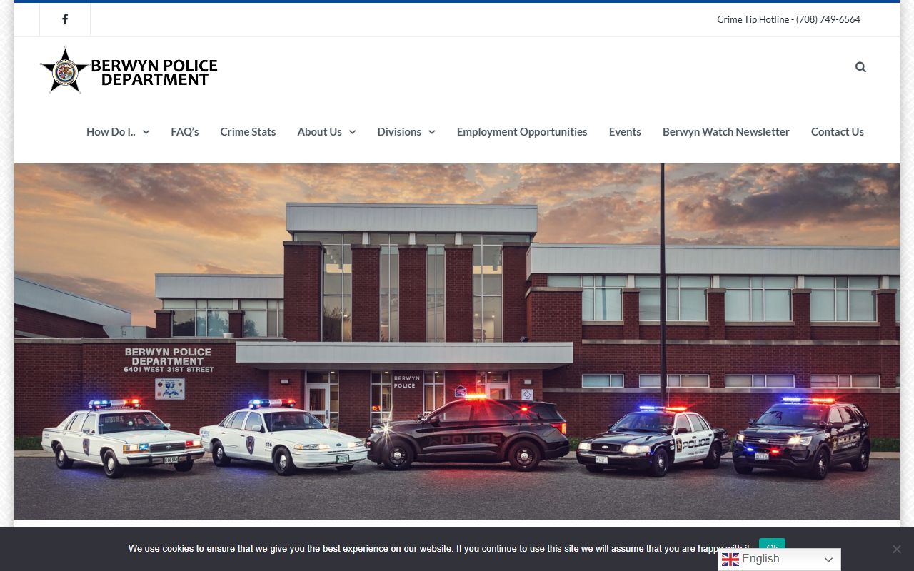 Berwyn Police Department website for Berwyn traffic court records