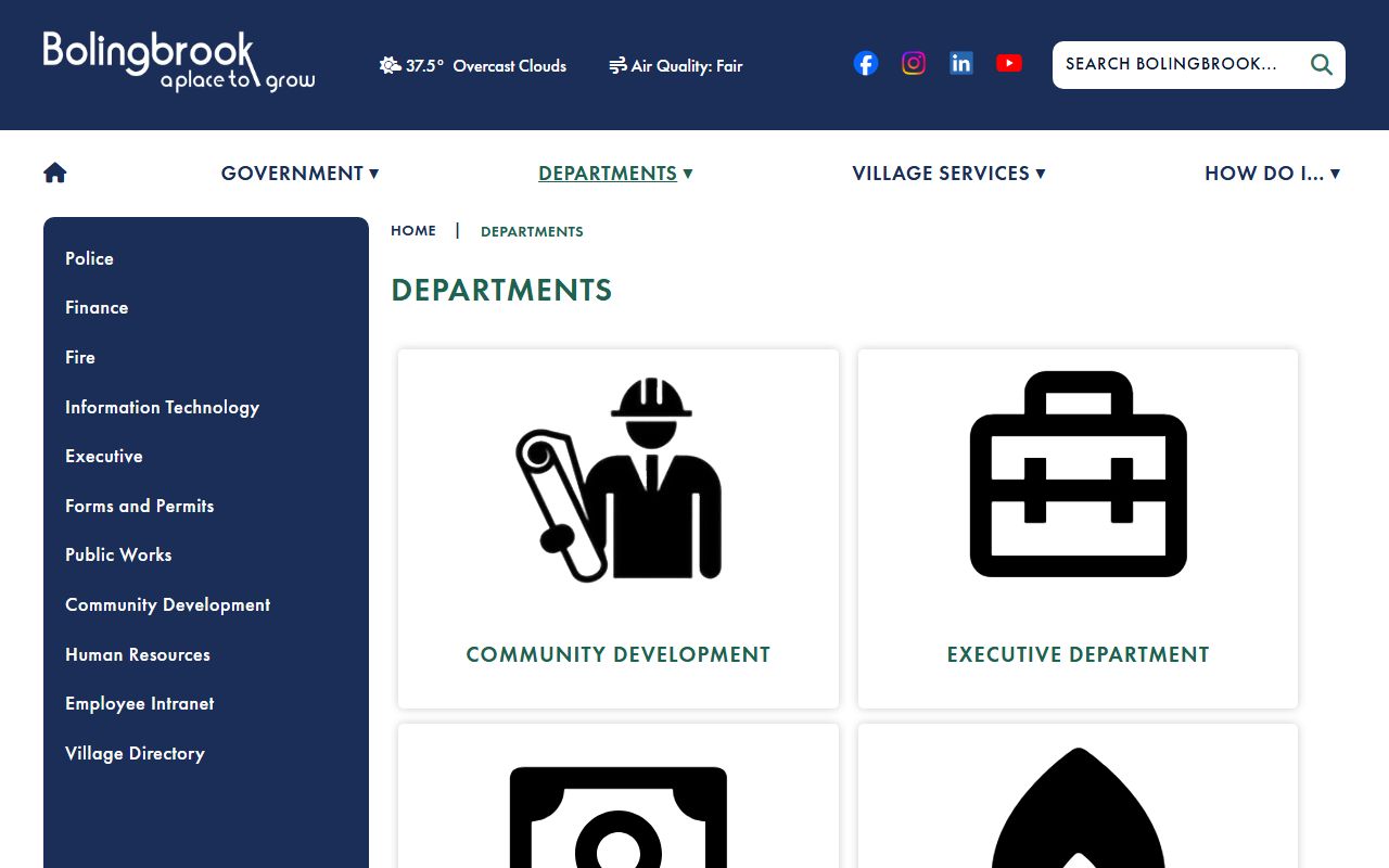 Bolingbrook online ticket payment page for traffic court records