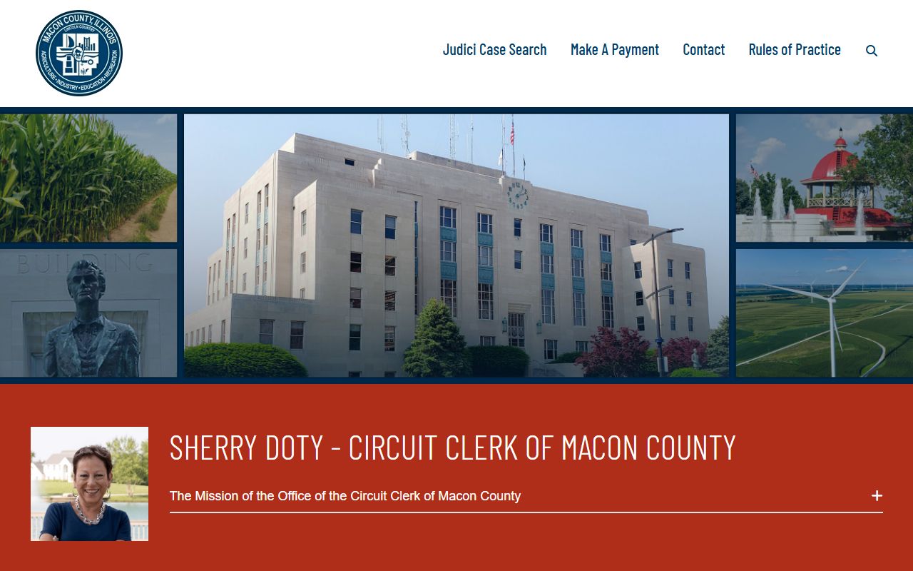 Macon County Circuit Clerk website for traffic court records