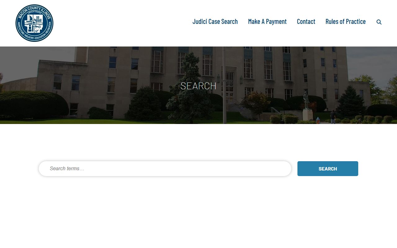 Macon County records search tool for traffic court records