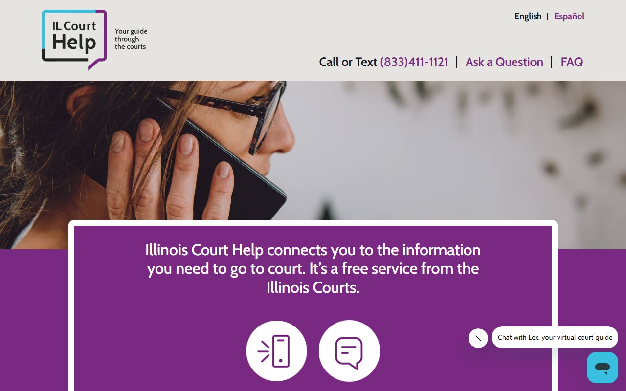 Illinois Court Help service for traffic court records questions