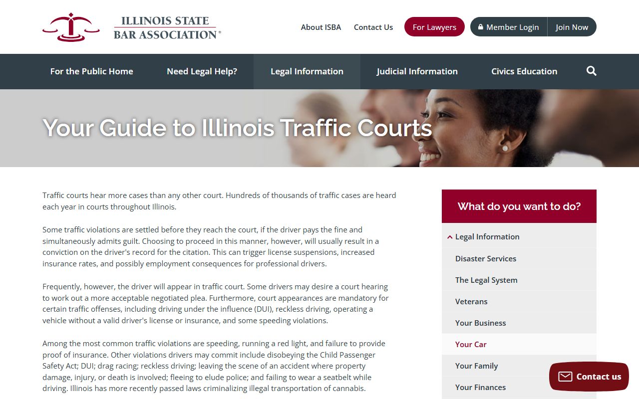 ISBA guide to Illinois traffic courts and records
